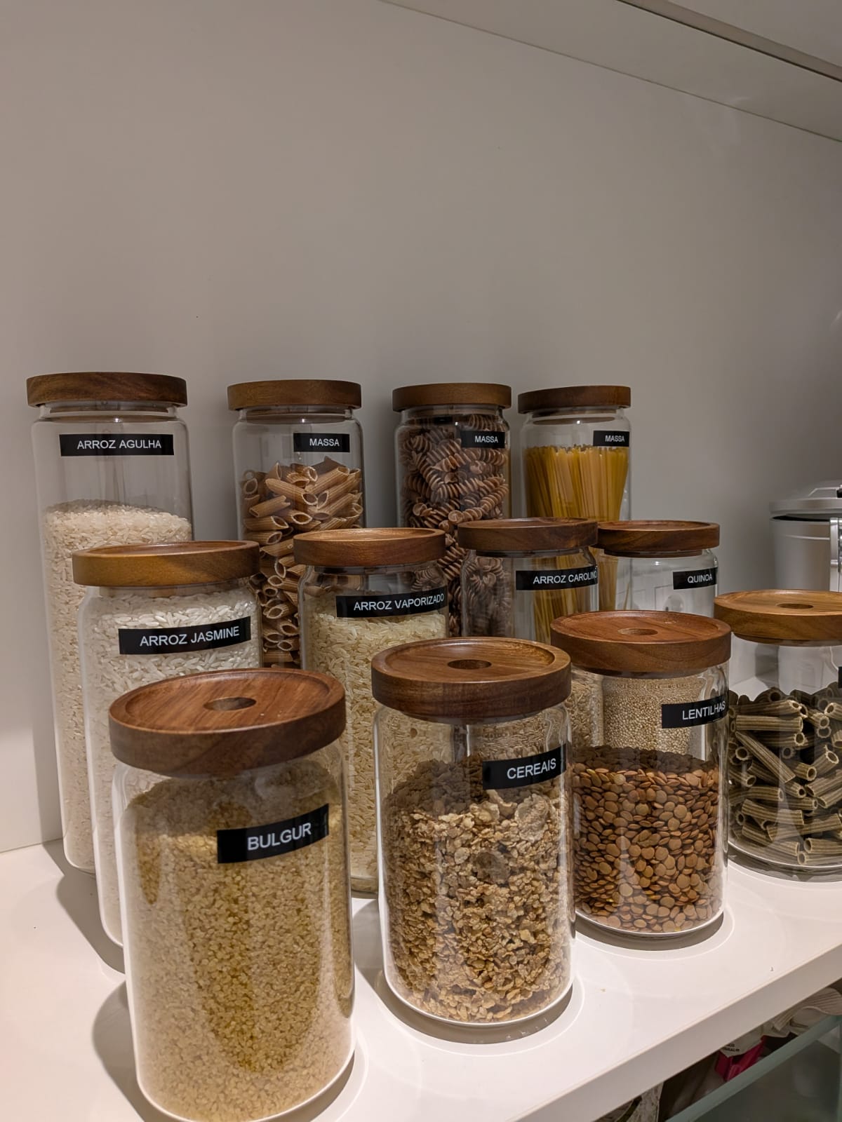 Organização de despensa e cozinha